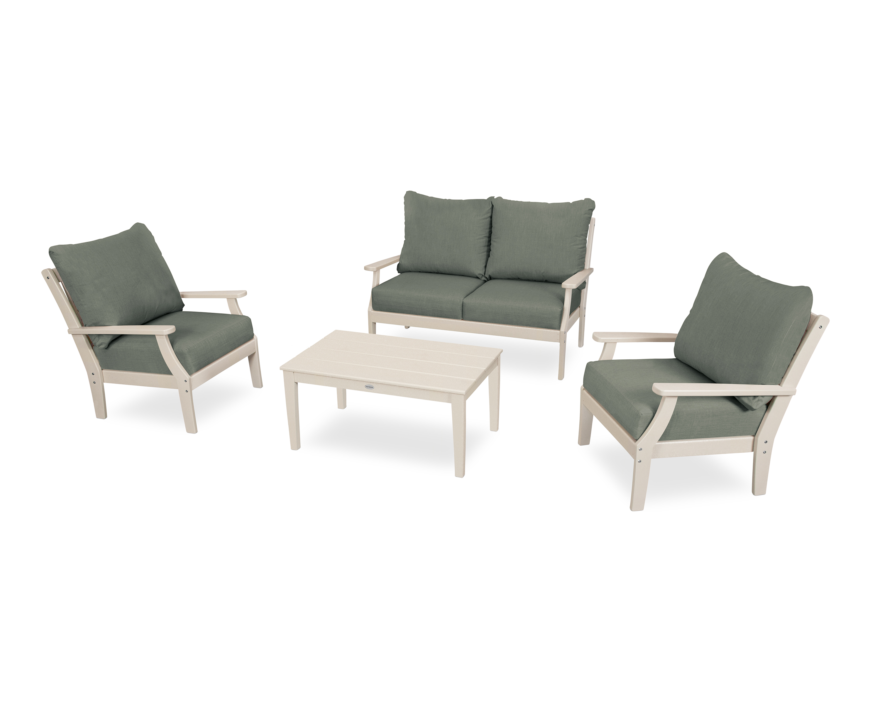 braxton 4-piece deep seating chair set in sand / cast sage product image
