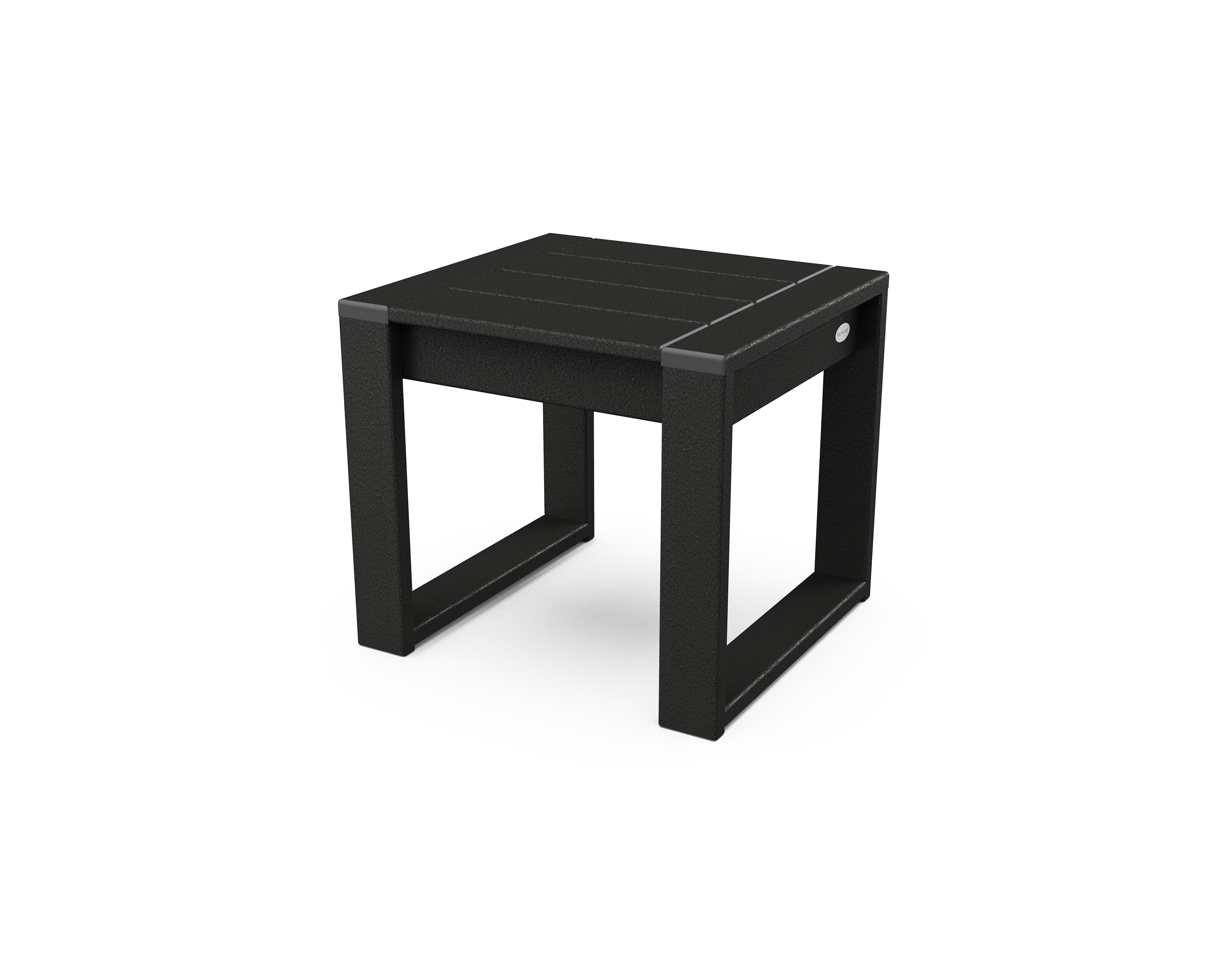 edge end table in black product image