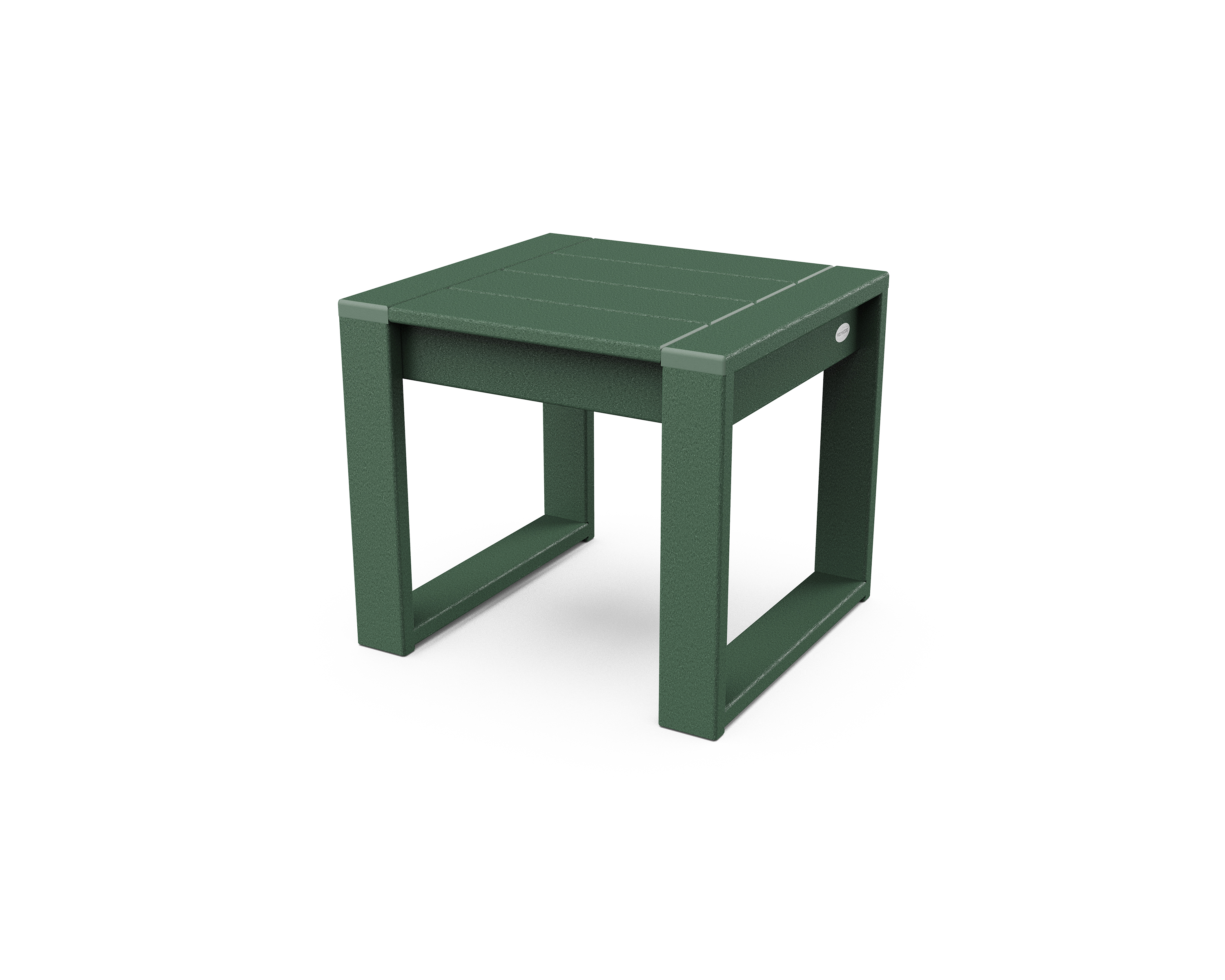 edge end table in green product image