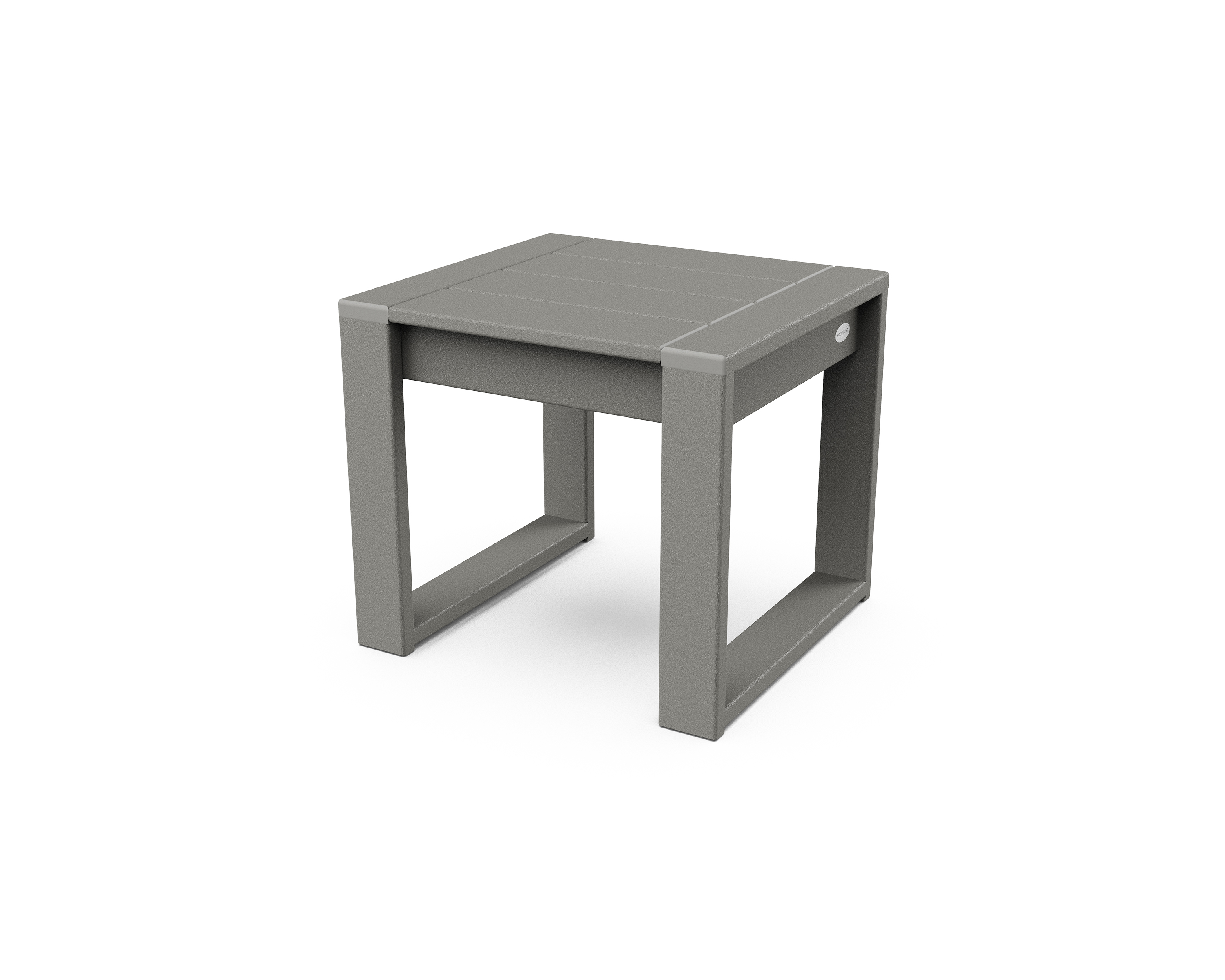 edge end table in slate grey product image