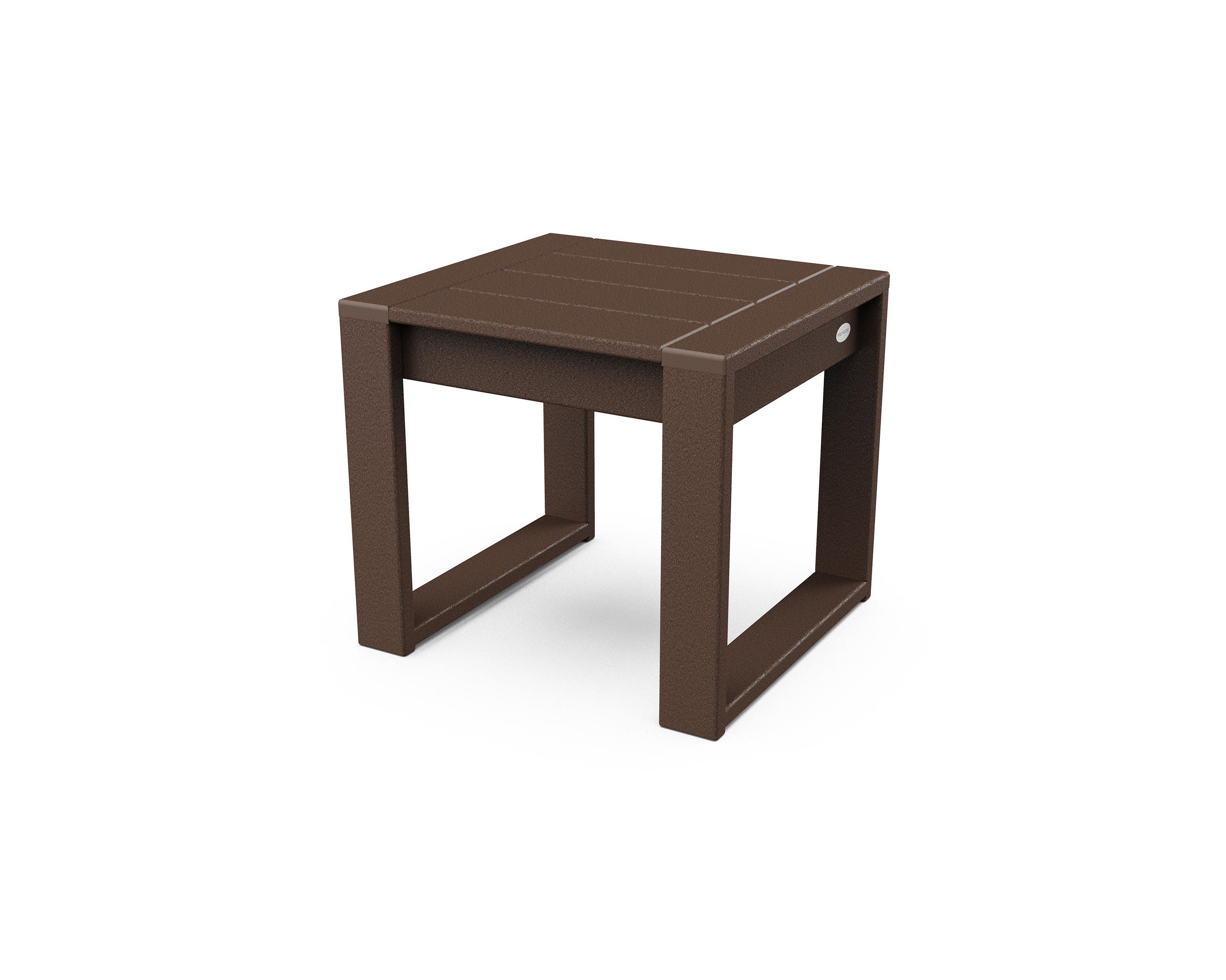 edge end table in mahogany product image