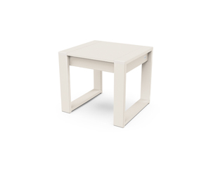 edge end table in sand