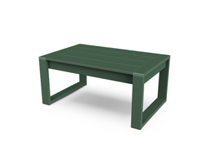 edge coffee table in green