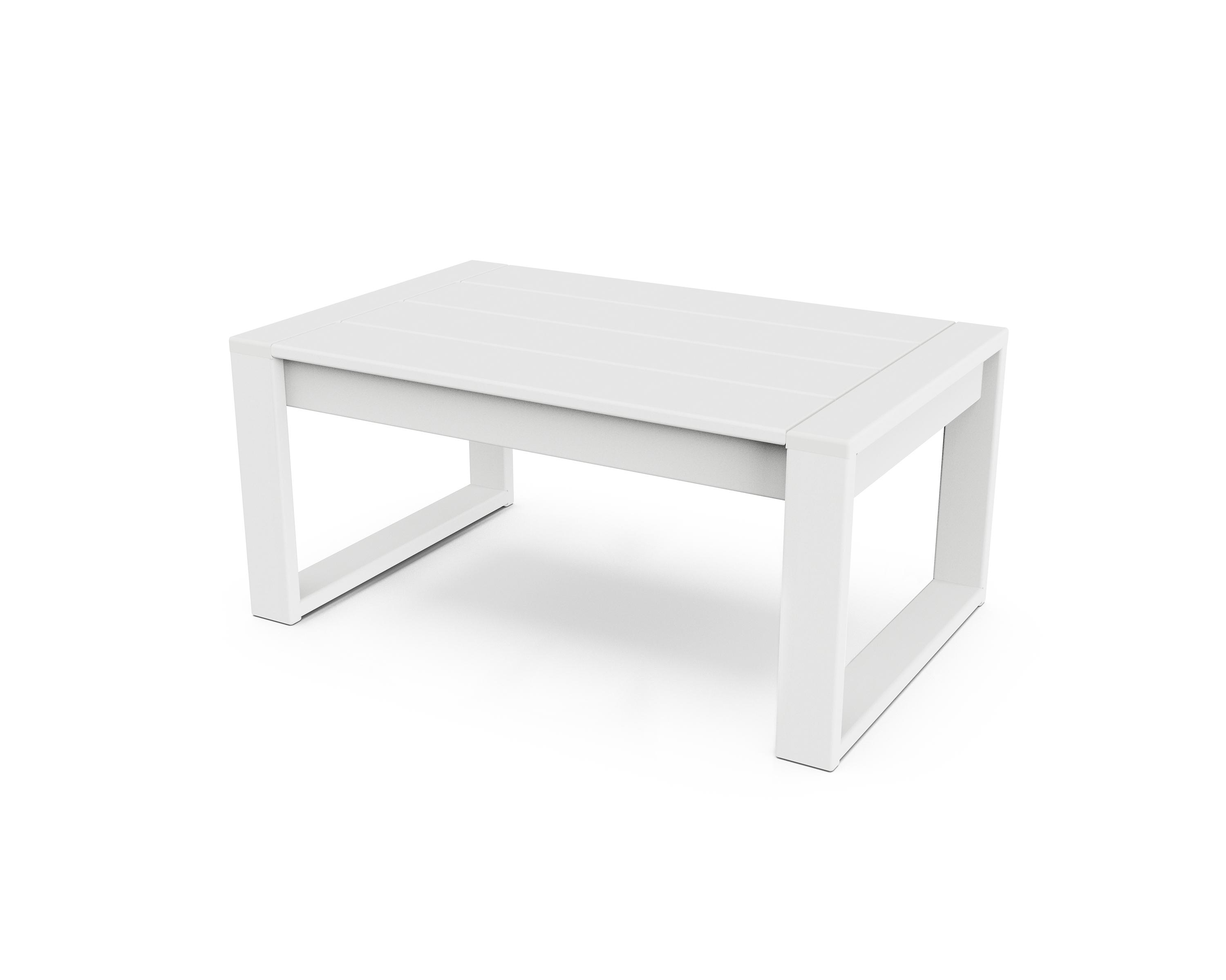 edge coffee table in white product image