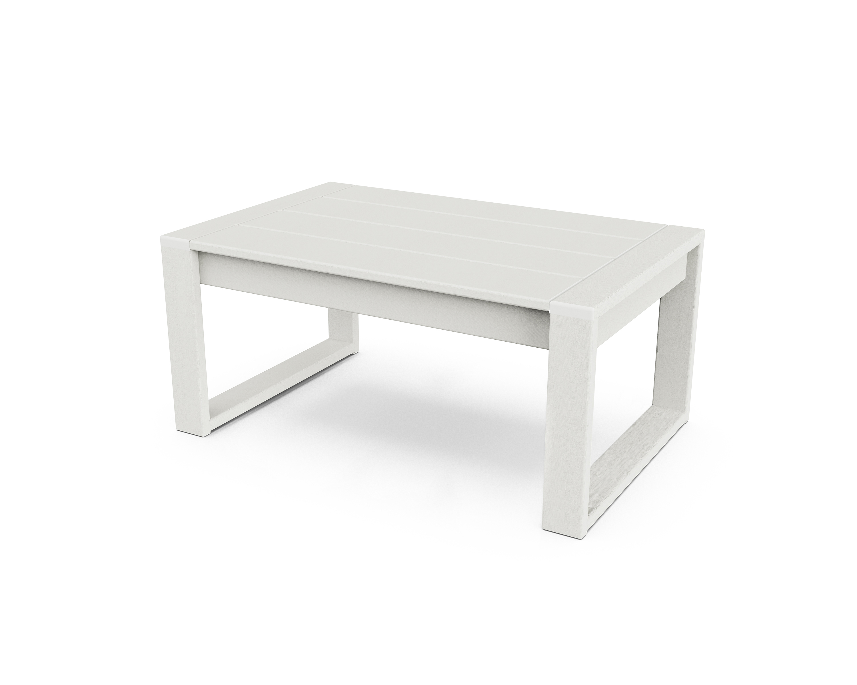 edge coffee table in vintage white product image