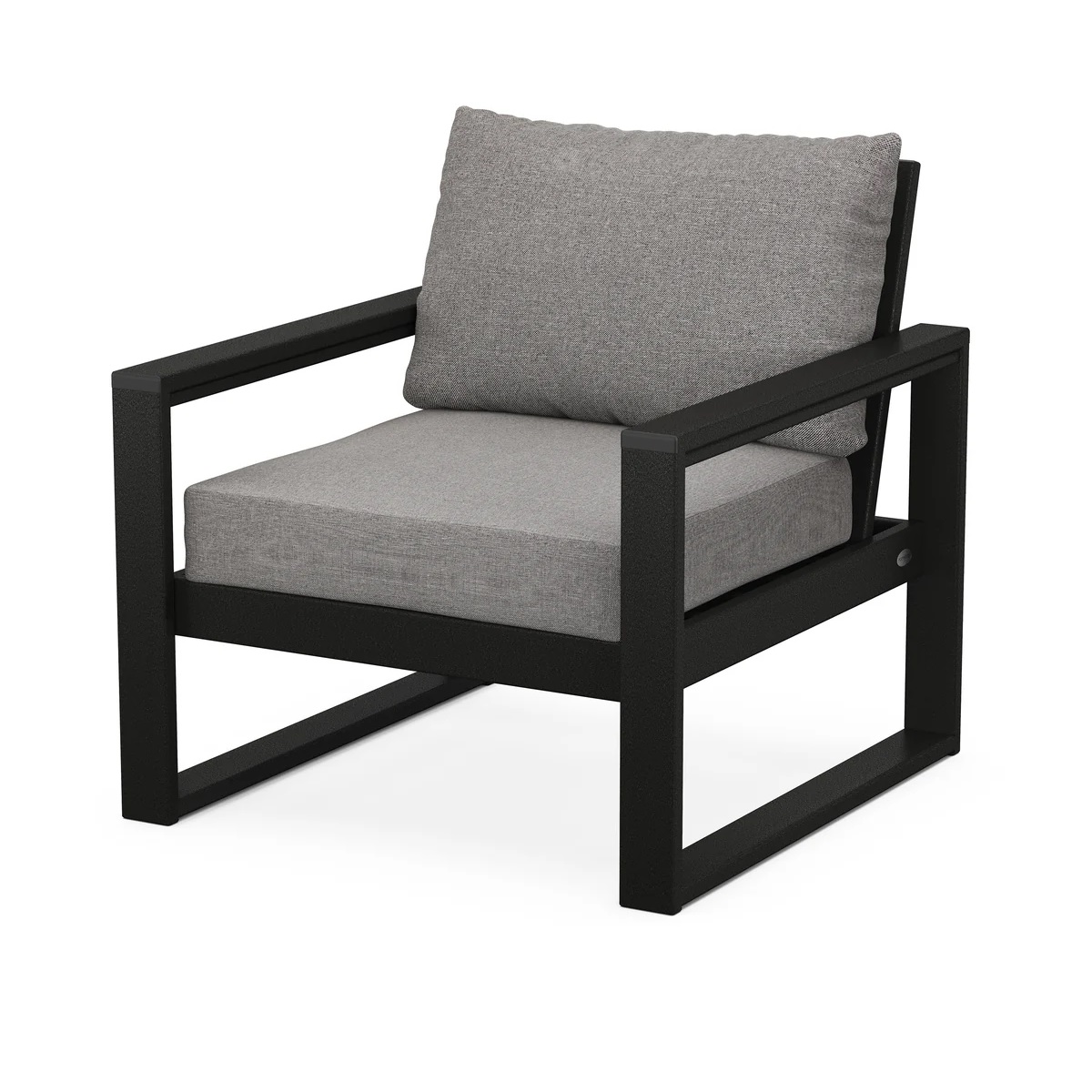 edge club chair in black / grey mist product image