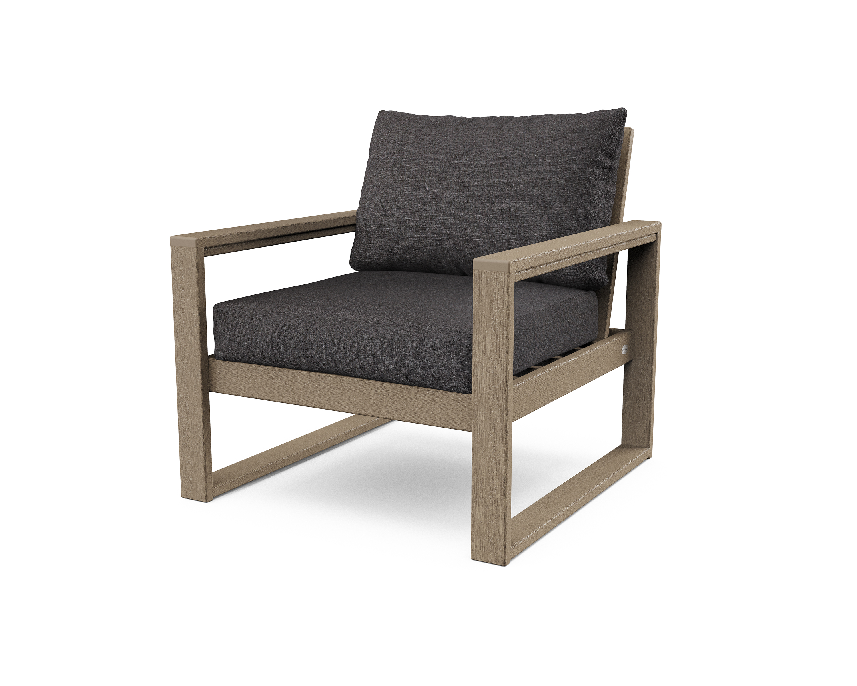 edge club chair in vintage sahara / ash charcoal product image