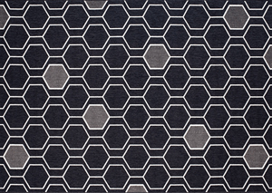 geo 8×10 rug – black