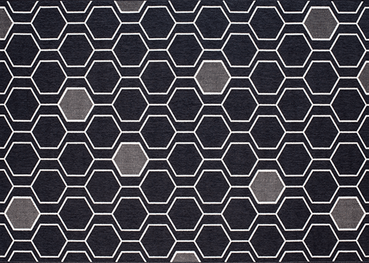 geo 8×10 rug – black product image
