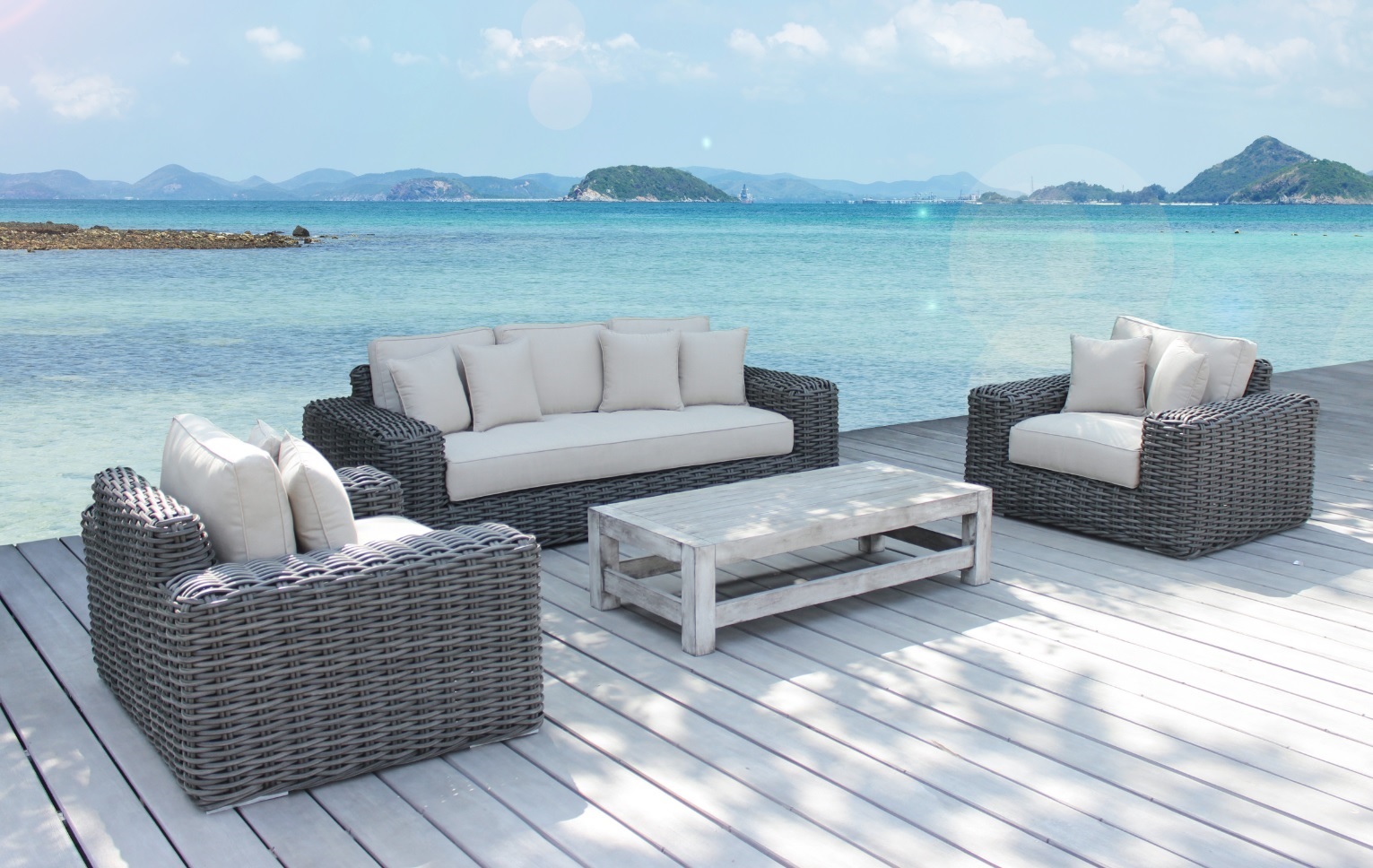 sonoma seating set – linen champagne thumbnail image