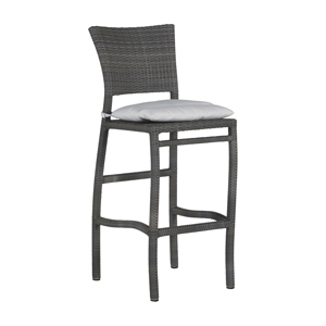 30 inch skye bar stool in slate grey – frame only