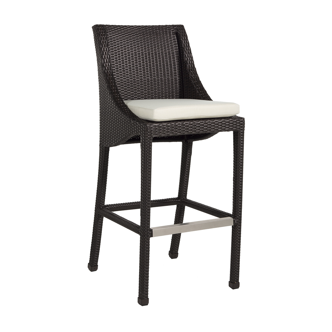 30 inch athena bar stool in black walnut – frame only product image
