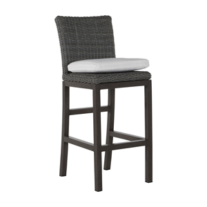30.5 inch rustic bar stool in slate grey – frame only