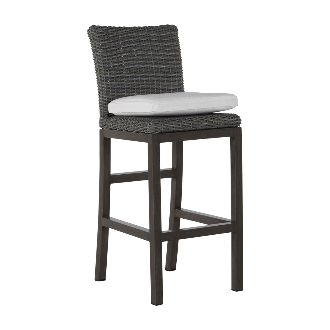 30.5 inch rustic bar stool in slate grey – frame only product image