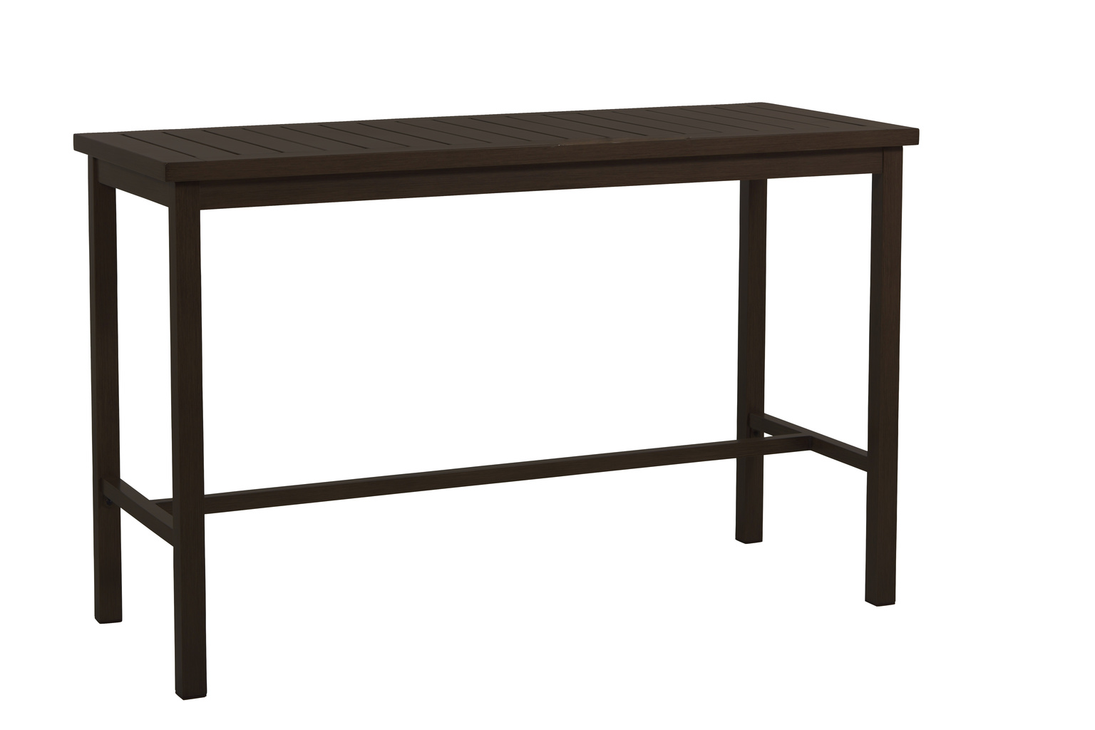 club aluminum bar table in mahogany (no hole) product image