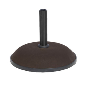 78 lbs stained concrete umbrella base in tuscan brown