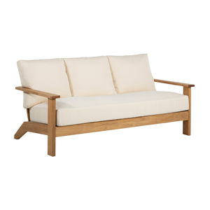ashland teak sofa in natural teak – frame only