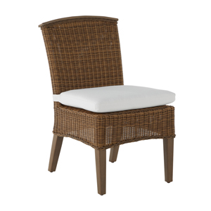 astoria woven side chair in raffia/oak – frame only