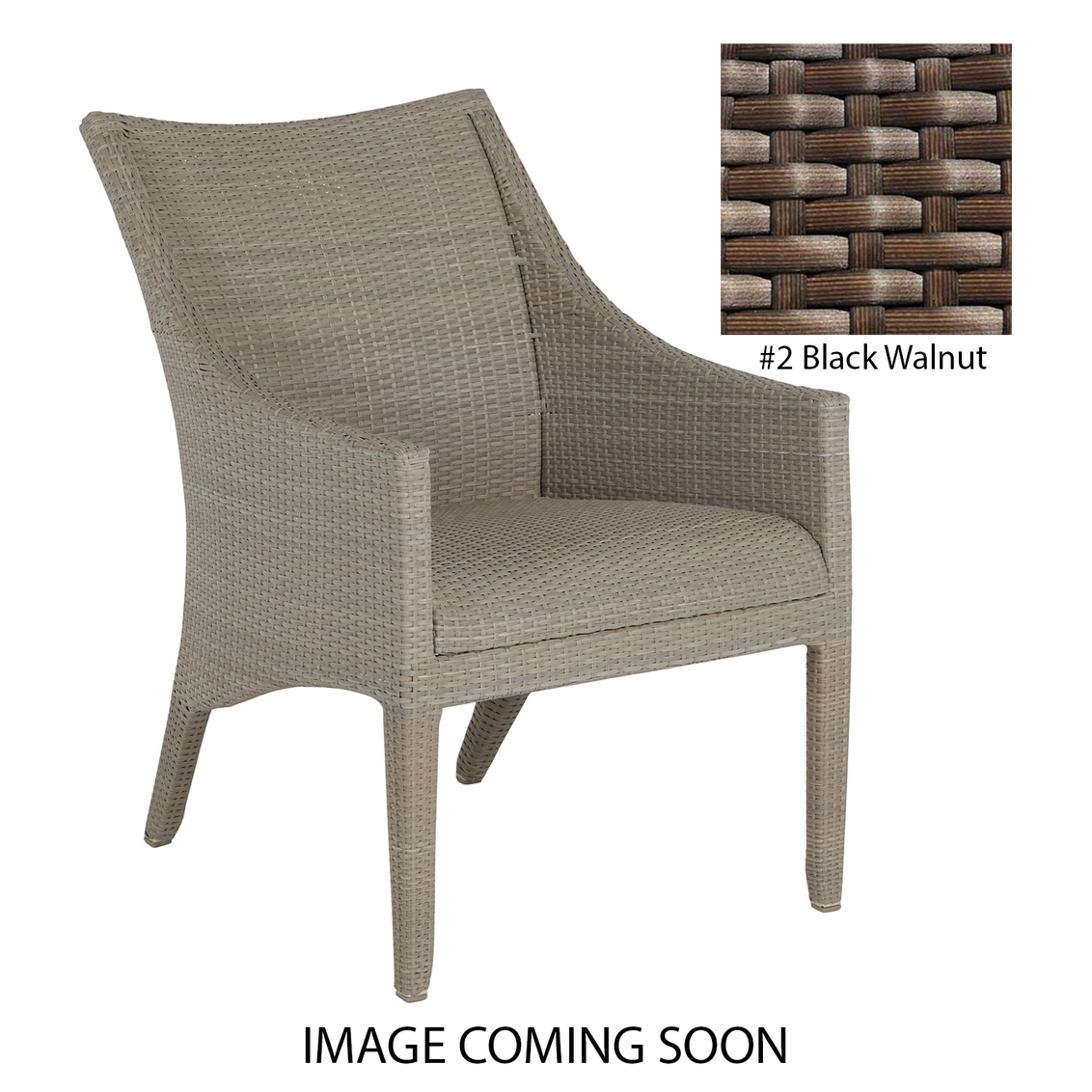 athena plus woven euro lounge in black walnut product image