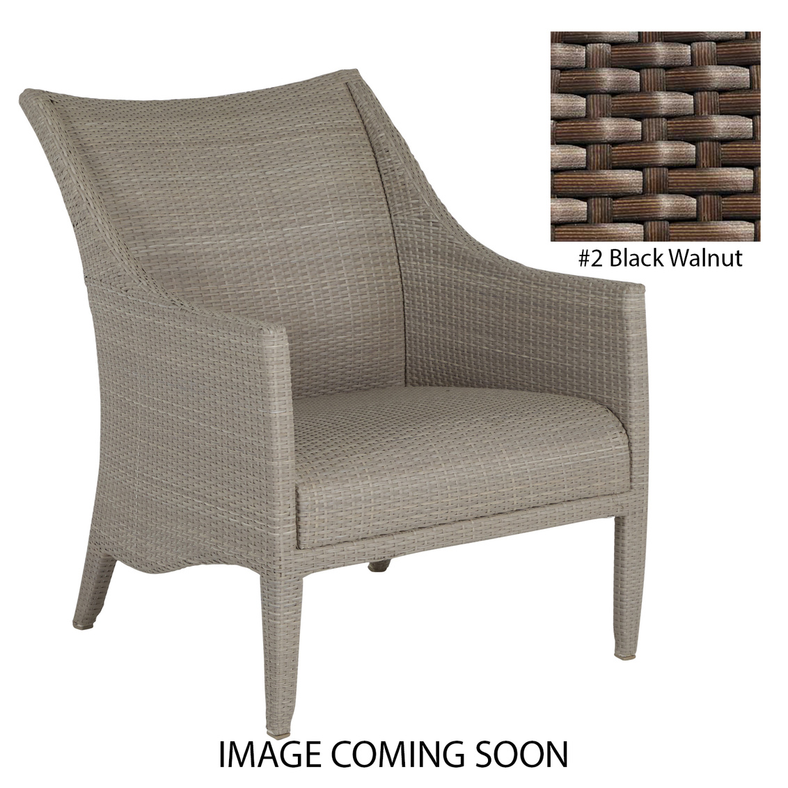 athena plus woven lounge in black walnut product image