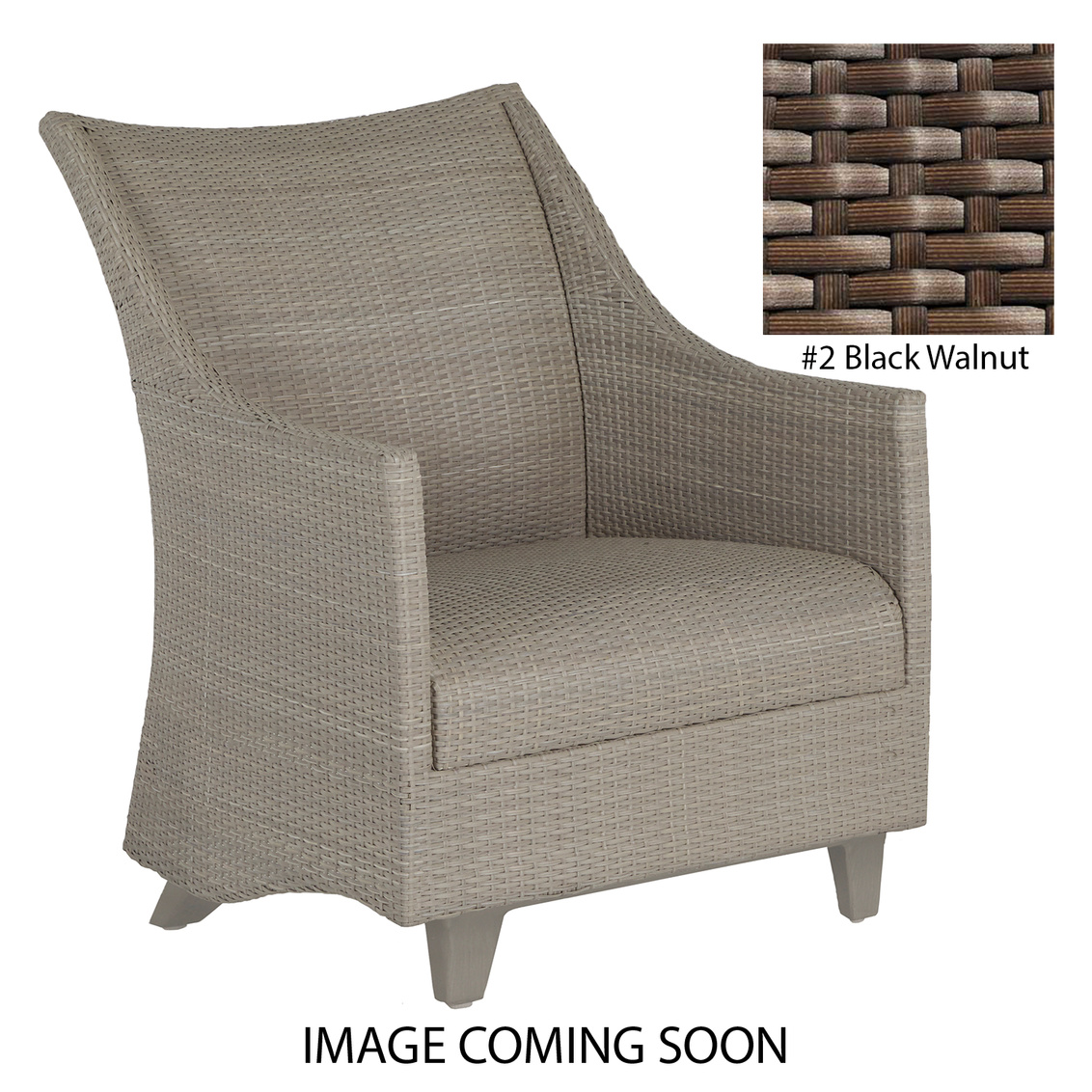 athena plus woven spring lounge in black walnut product image