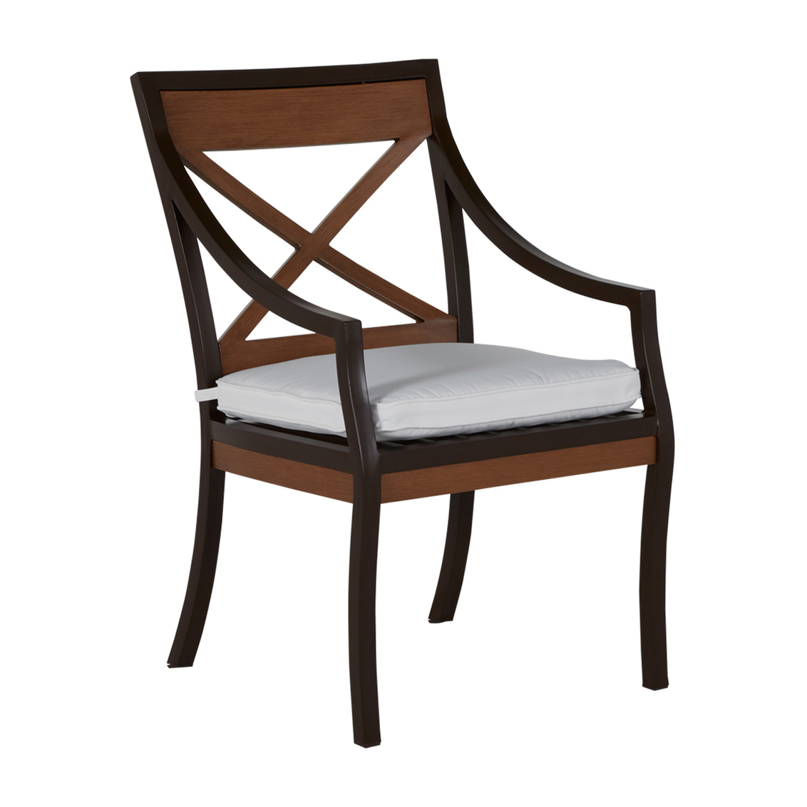 belize arm chair in mahogany – frame only product image