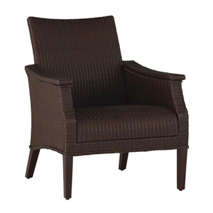 bentley lounge chair in mahogany / chestnut
