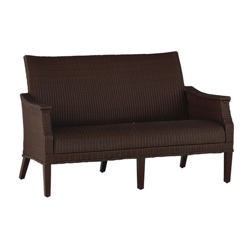 bentley loveseat in mahogany / chestnut product image