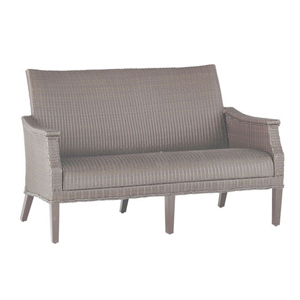 bentley loveseat in oyster / oyster