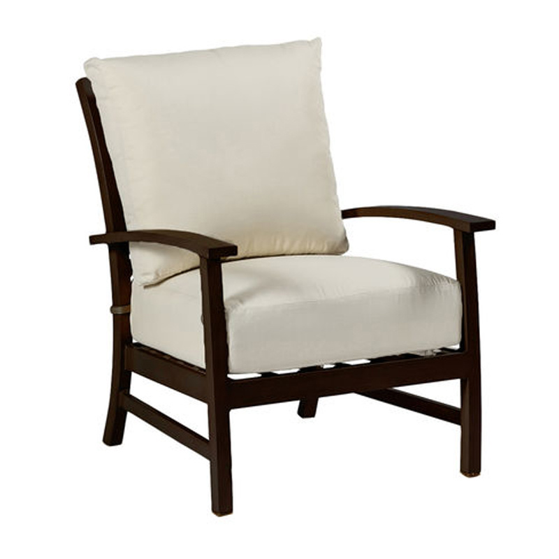 charleston lounge chair in mahogany – frame only product image