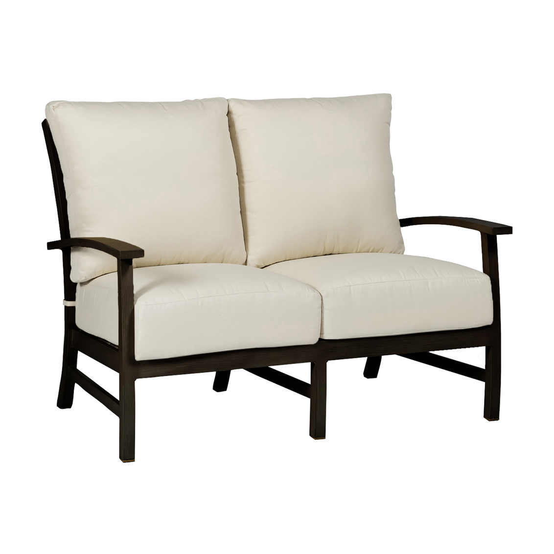 charleston loveseat in mahogany – frame only product image