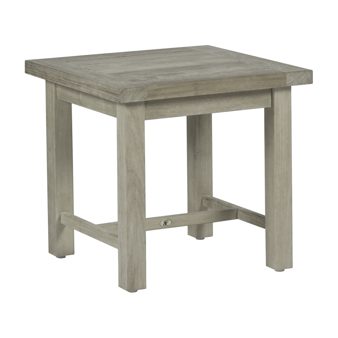 club teak end table in oyster teak product image
