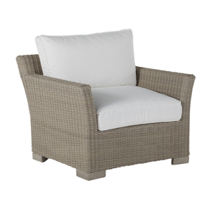 club woven lounge chair in oyster – frame only