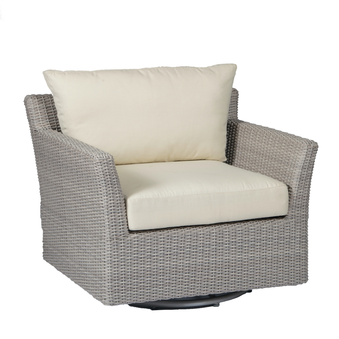 club woven swivel glider in oyster – frame only product image