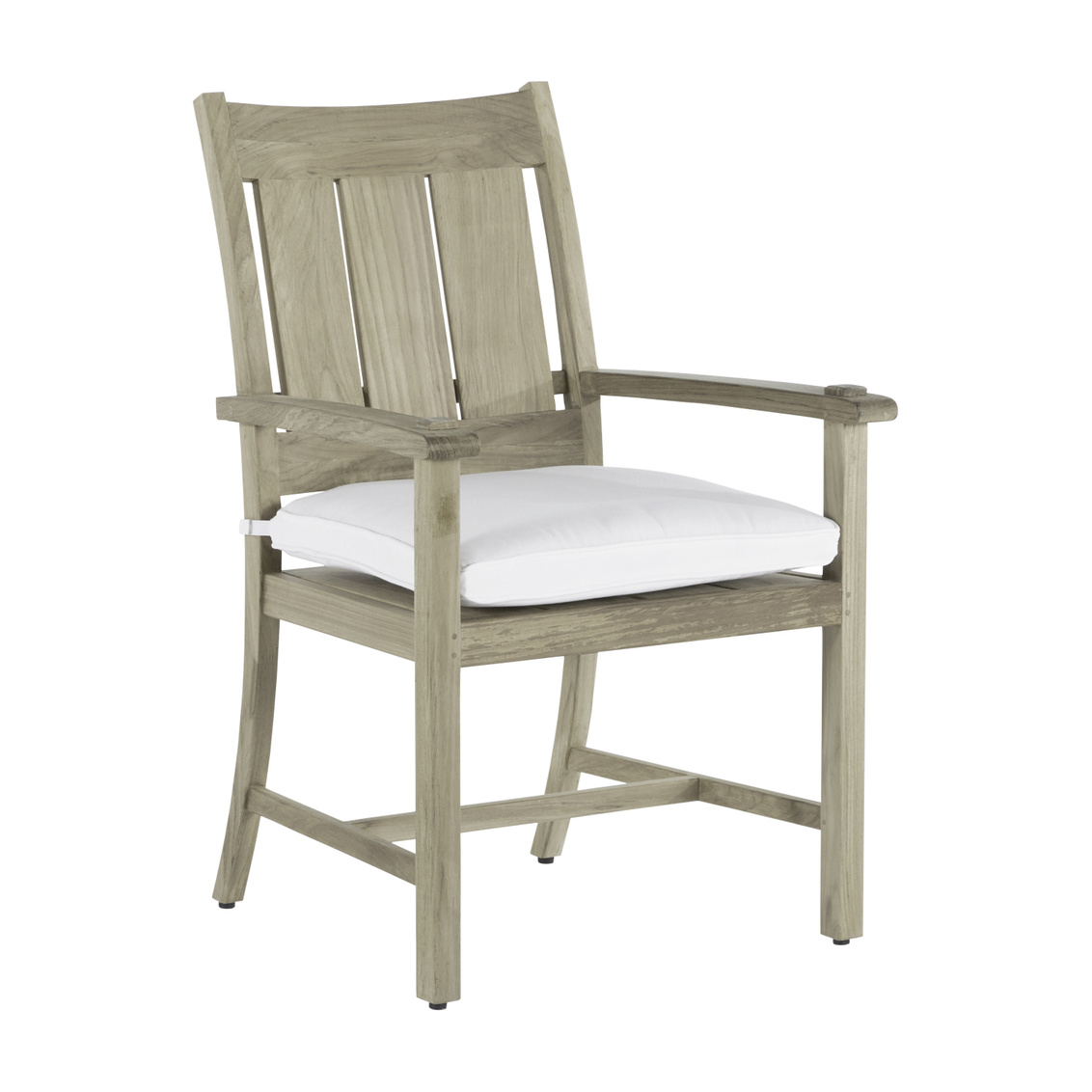 croquet teak arm chair in oyster teak – frame only product image