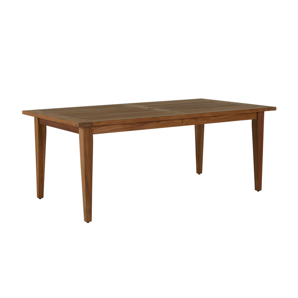 farm table rectangular in natural teak (w/ hole) product image
