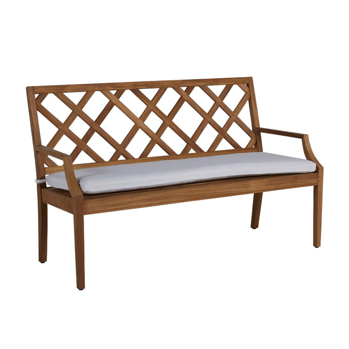haley 60 inch bench in natural teak – frame only product image