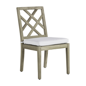 haley side chair in oyster teak – frame only