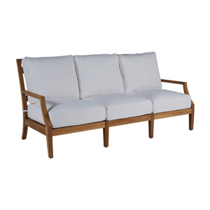 haley sofa in natural teak – frame only