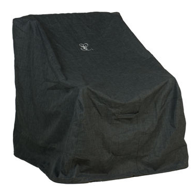 high back lounge chair cover in heather gray product image
