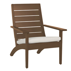 kennebunkport adirondack chair in oak – frame only