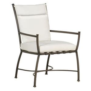 majorca arm chair in slate grey – frame only
