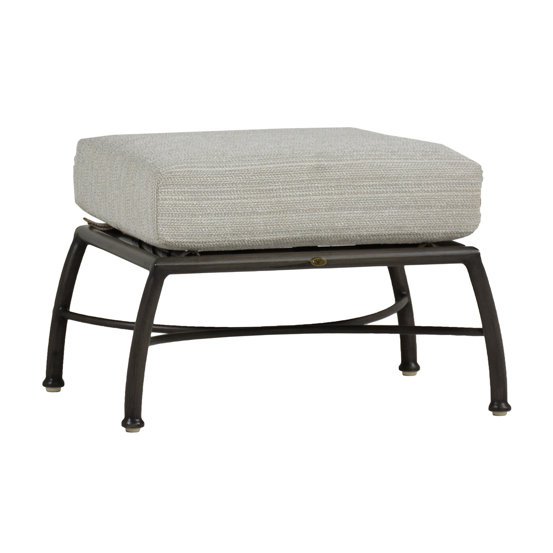majorca ottoman in slate grey – frame only product image