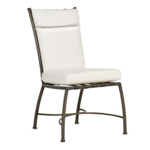 majorca side chair in slate grey – frame only