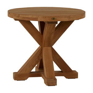 modena end table in natural teak