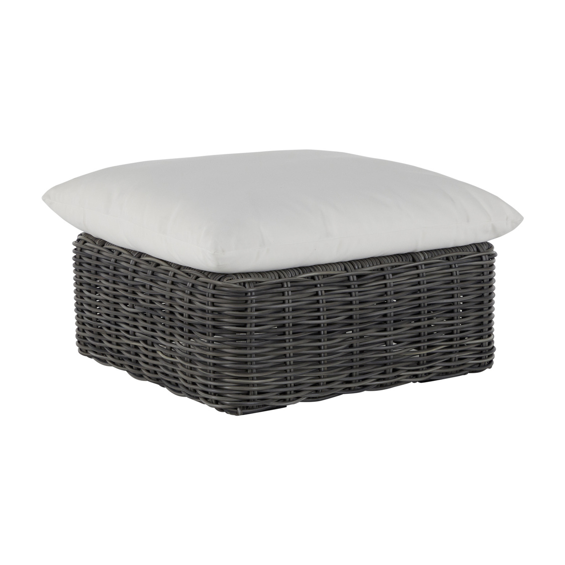 montecito woven ottoman in slate grey – frame only product image