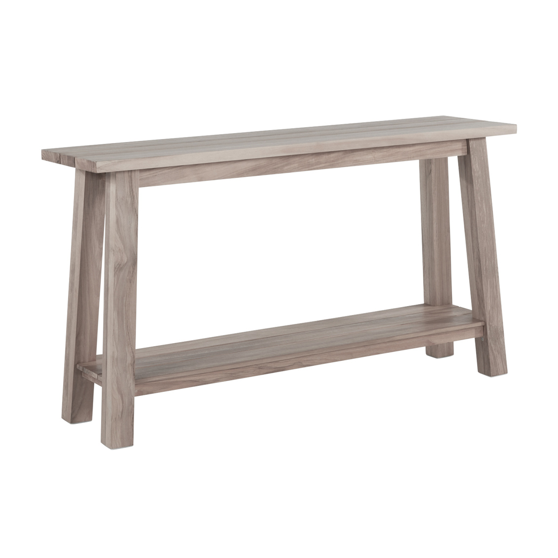 paige teak console in oyster teak product image