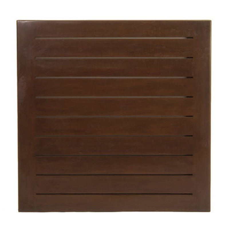 resort 36 inch square table top in mahogany (no hole) product image
