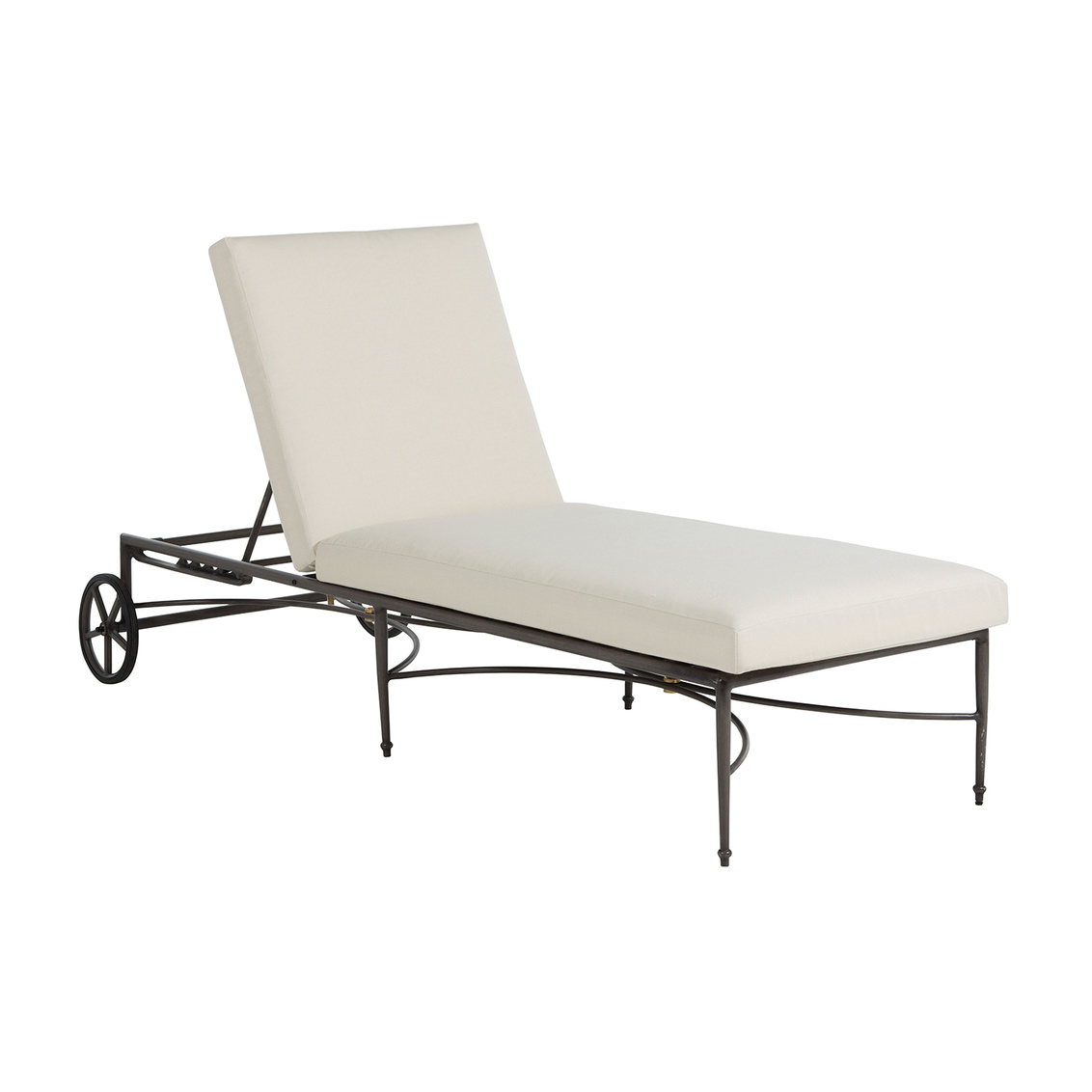 roma chaise in slate grey – frame only product image
