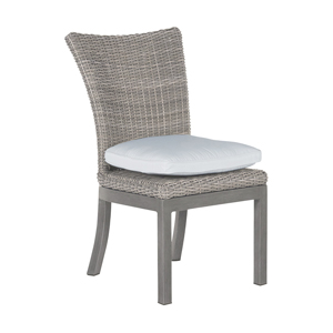 rustic side chair in oyster – frame only